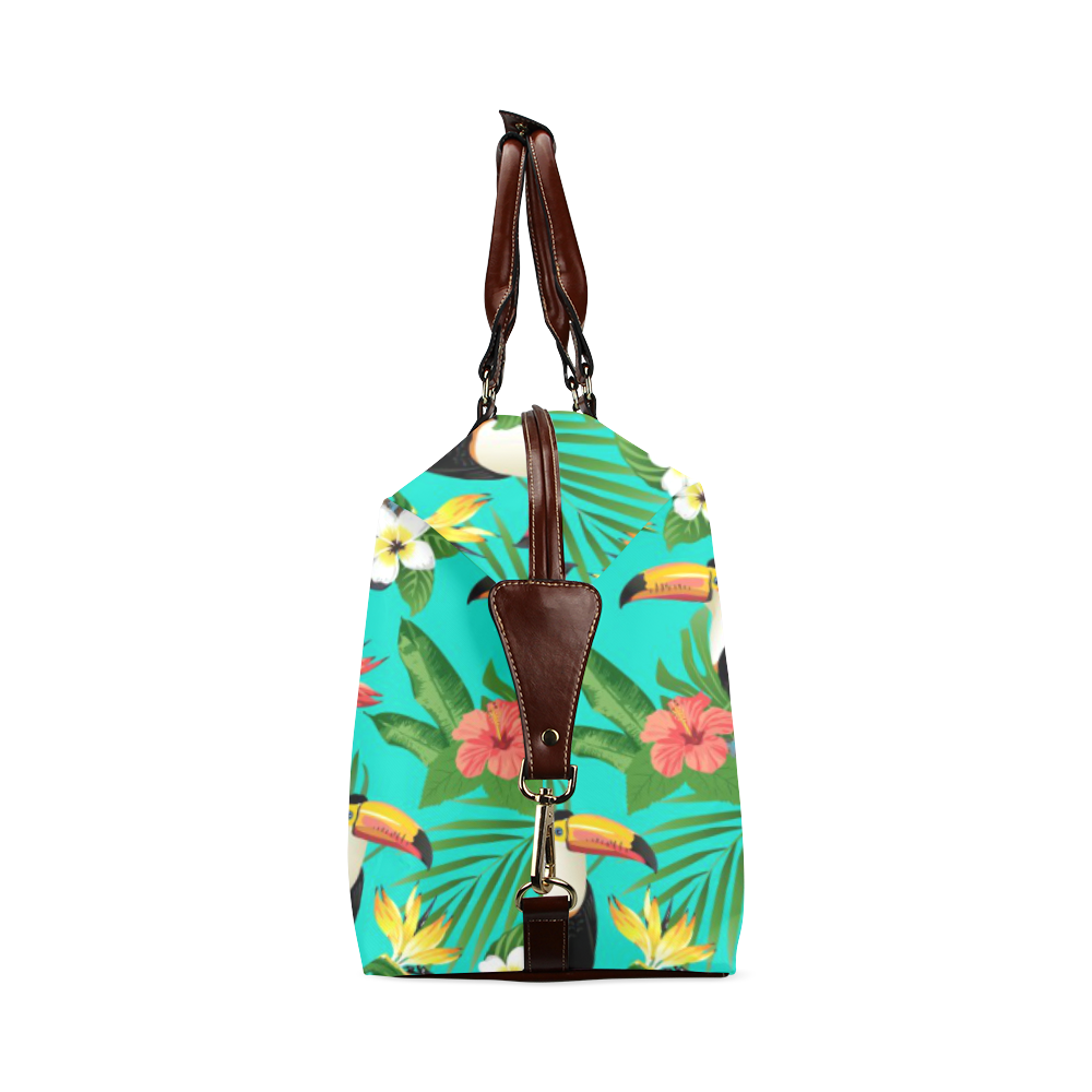 Tropical Summer Toucan Pattern Classic Travel Bag (Model 1643) Remake