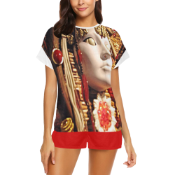 Deco Art Short Women's Pajama Set Women's Short Pajama Set