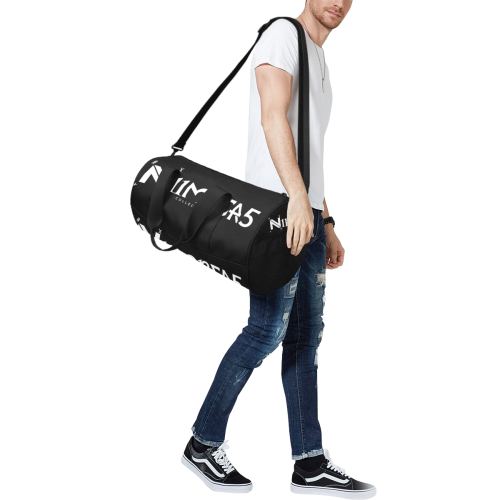 NUMBERS Collection Black/White Duffle Bag (Model 1679)