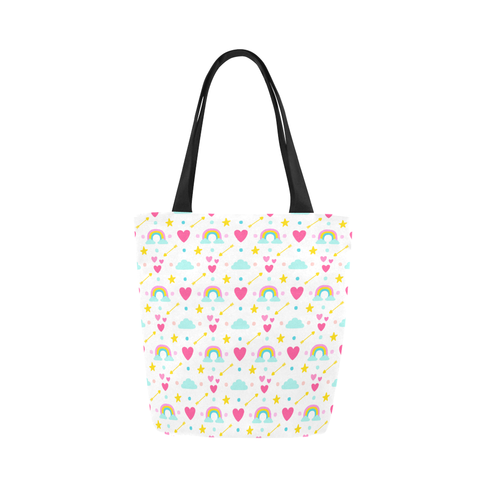 Over The Rainbow Bag Canvas Tote Bag (Model 1657)