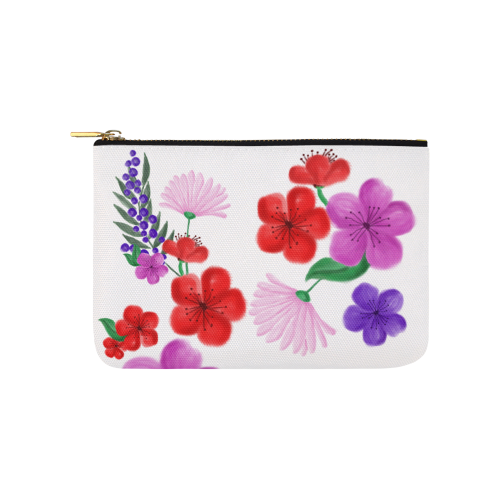 BUNCH OF FLOWERS Carry-All Pouch 9.5''x6''