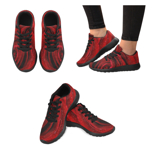 Red rosa Kid's Running Shoes (Model 020)