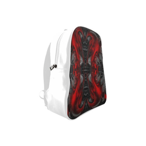 xxsml Red Rave Crew School Backpack/Large (Model 1601)