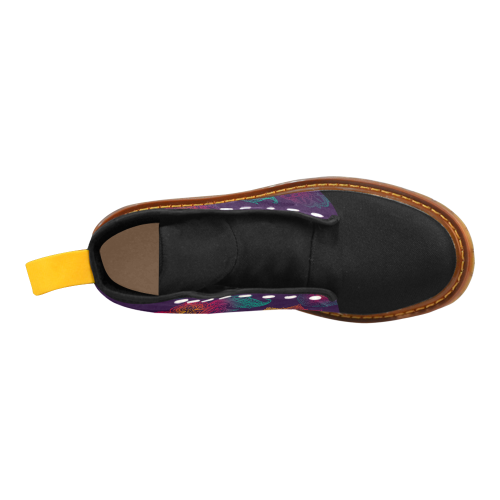 Colorful Mandala Martin Boots For Men Model 1203H