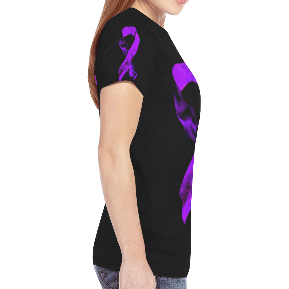 Lupus awareness New All Over Print T-shirt for Women (Model T45)