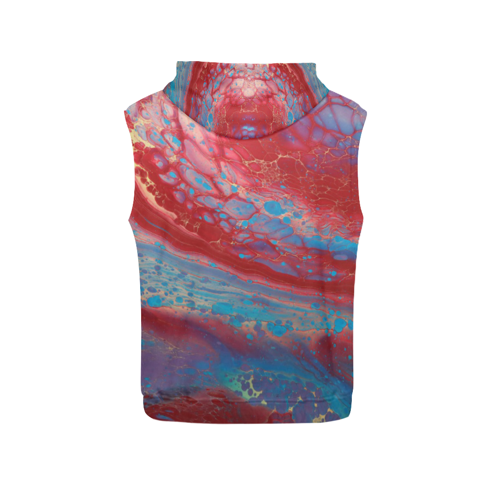 Enjoy your life 1 All Over Print Sleeveless Hoodie for Women (Model H15)