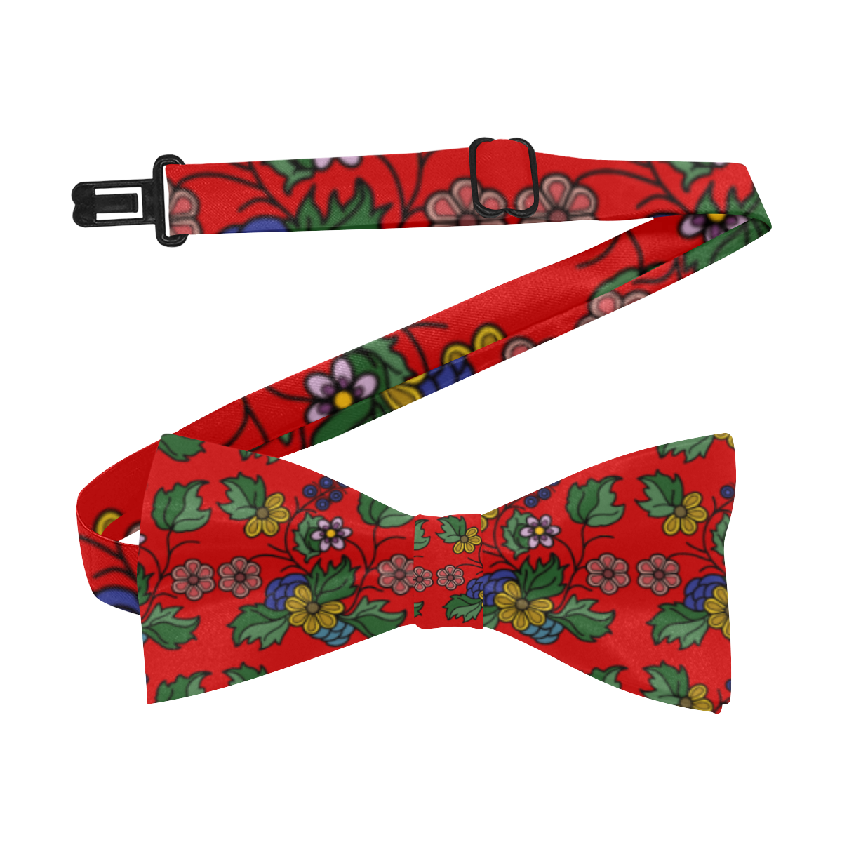 red floral Custom Bow Tie