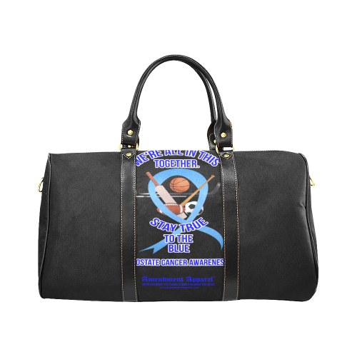 Prostate-Cancer-Awareness Bag New Waterproof Travel Bag/Large (Model 1639)