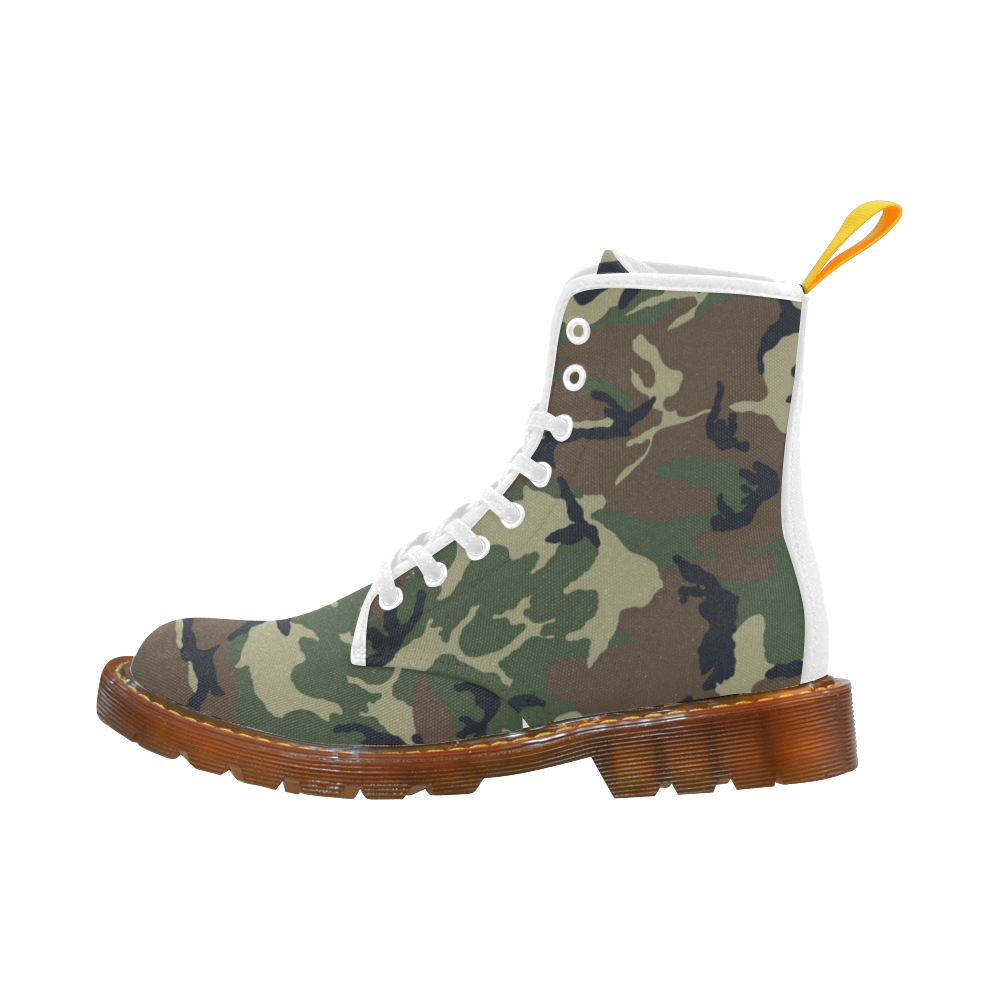 CAMOUFLAGE-WOODLAND 4 Martin Boots For Women Model 1203H