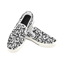 Panda Pattern Slip-on Canvas Shoes for Kid (Model 019)