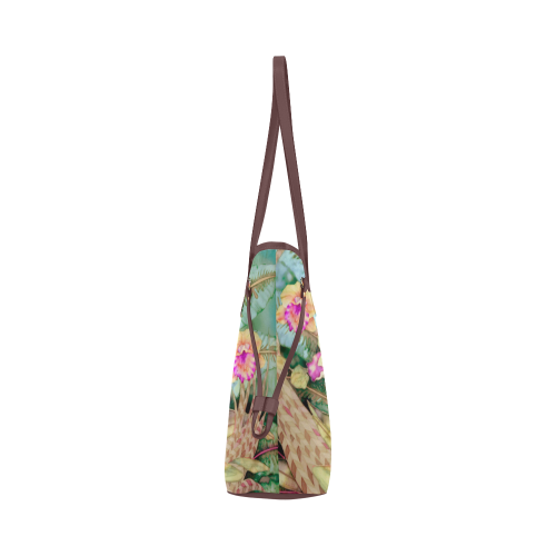 Tropical Orchid 2 Clover Canvas Tote Bag (Model 1661)