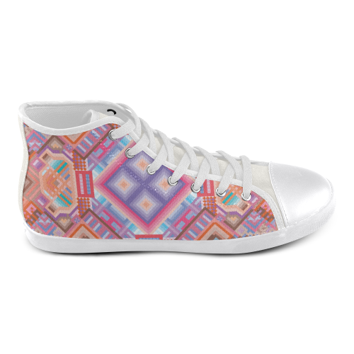 Researcher High Top Canvas Kid's Shoes (Model 002)