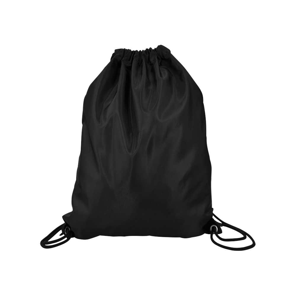 Grey Gym Bag Medium Drawstring Bag Model 1604 (Twin Sides) 13.8"(W) * 18.1"(H)