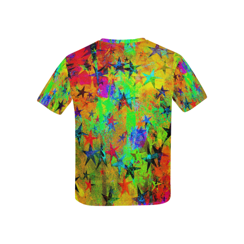 stars and texture colors Kids' All Over Print T-shirt (USA Size) (Model T40)