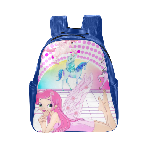Fairy Unicorn Dance Floor Multi POcket Backpack Multi-Pockets Backpack (Model 1636)
