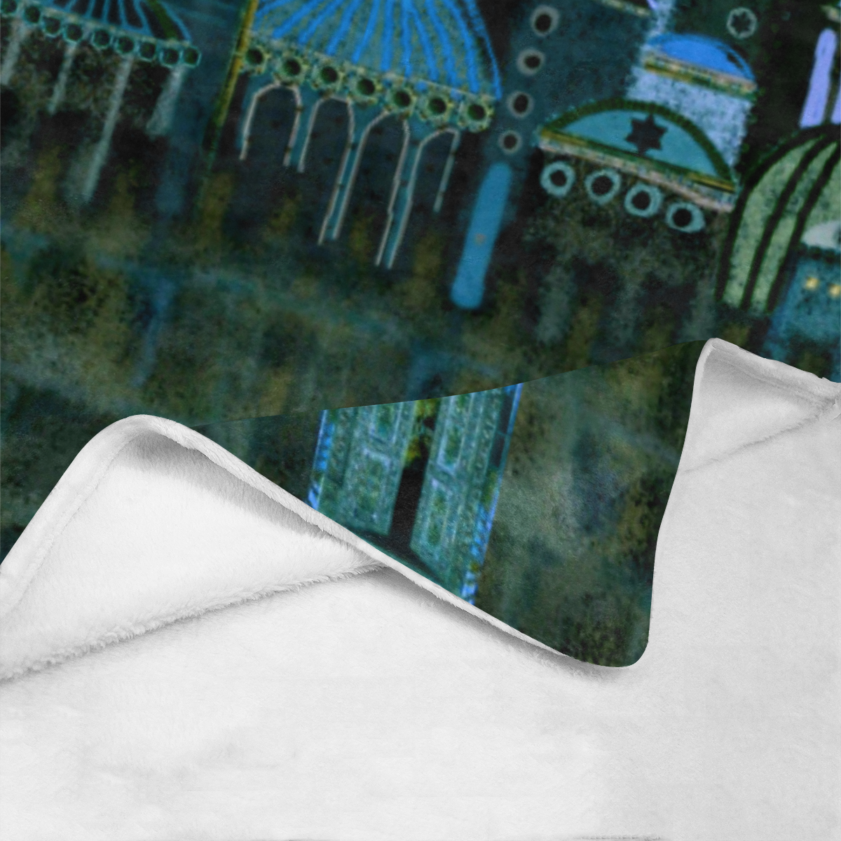 jerusalem collage 9 Ultra-Soft Micro Fleece Blanket 60"x80"