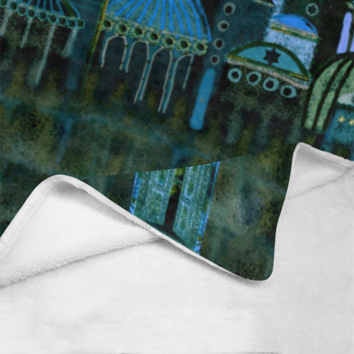 jerusalem collage 9 Ultra-Soft Micro Fleece Blanket 60"x80"