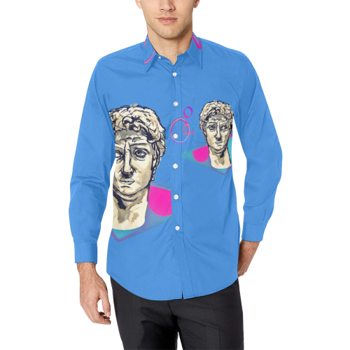 Genesis PC Men's All Over Print Casual Dress Shirt (Model T61)