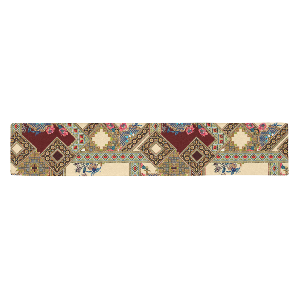 Luxury Abstract Design Table Runner 14x72 inch