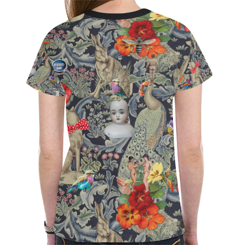 And Another Thing (doll) New All Over Print T-shirt for Women (Model T45)