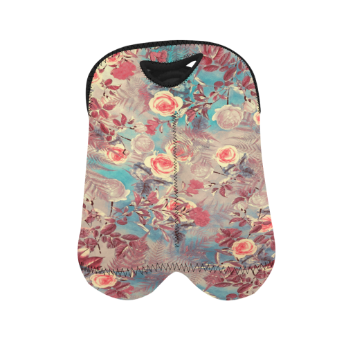 flowers #flowers #pattern 2-Bottle Neoprene Wine Bag