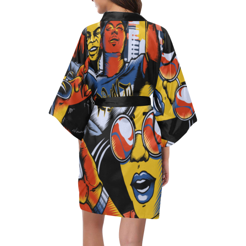 Front Car Seat Covers - Fan Art Inspired by UK Grime Rap and Hip Hop Kimono Robe