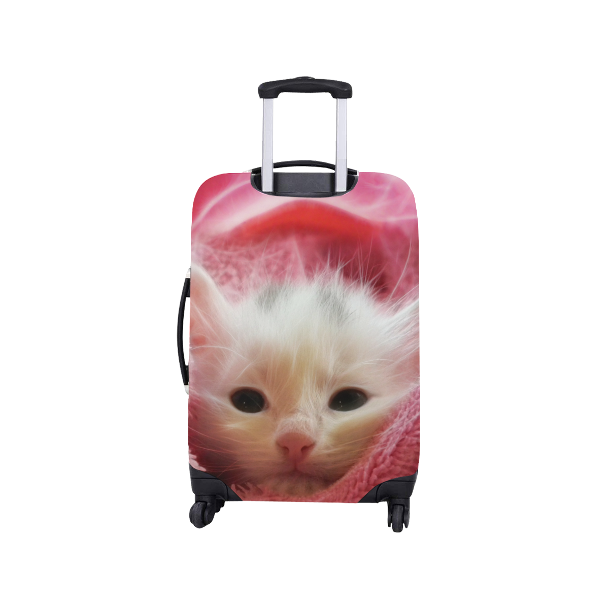 Kitty Loves Pink Luggage Cover/Small 18"-21"