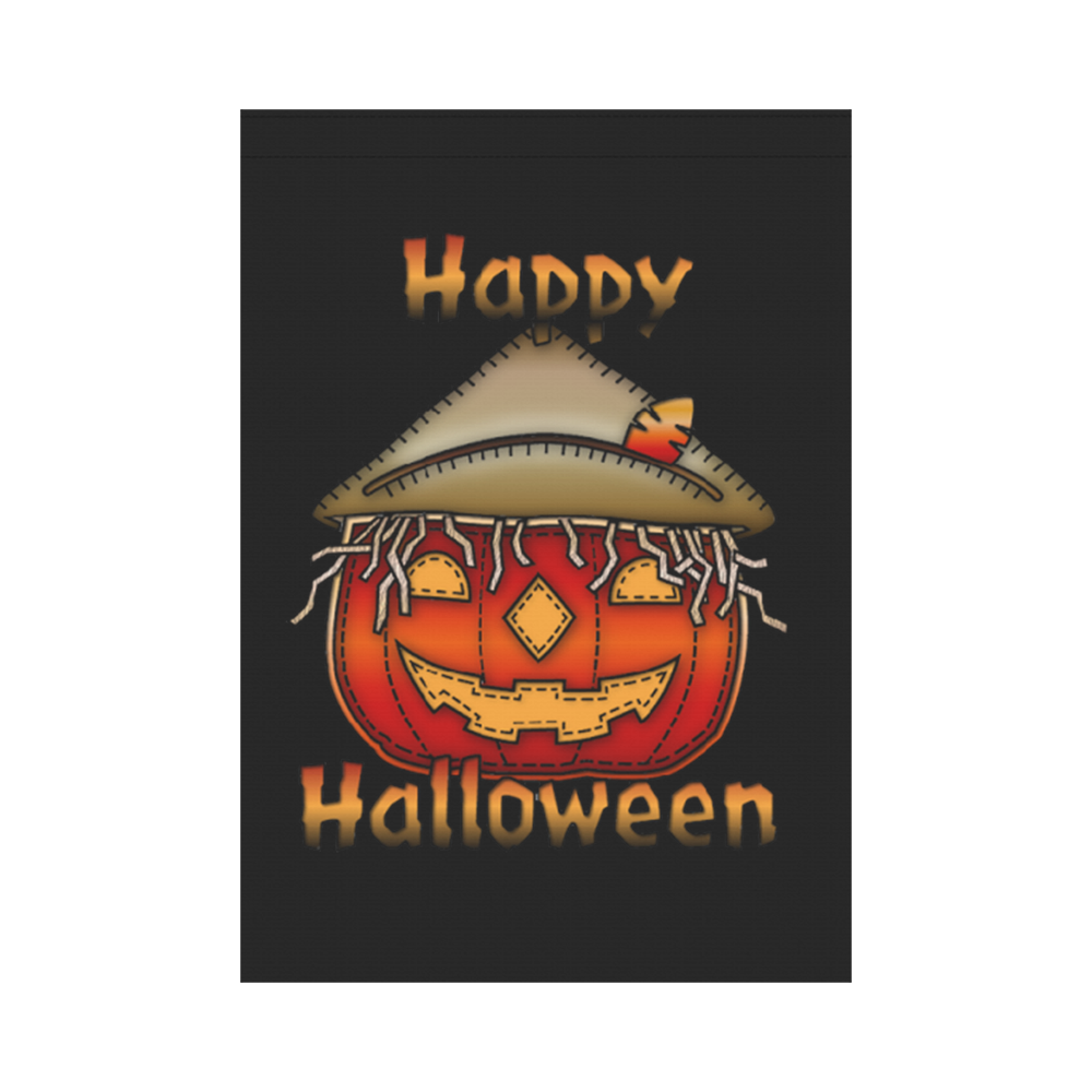 Happy Halloween Scarecrow Jack Garden Flag 28''x40'' （Without Flagpole）