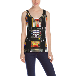 Lucky Slot Machines - Dream Machines All Over Print Tank Top for Women (Model T43)