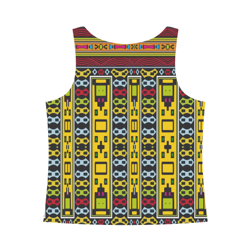 Shapes rows All Over Print Tank Top for Women (Model T43)
