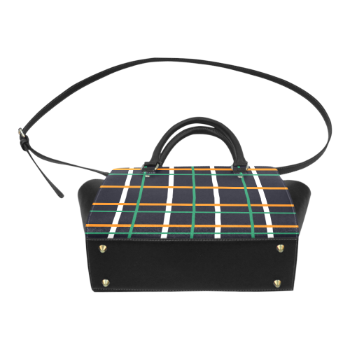 Black Tartan handbag Classic Shoulder Handbag (Model 1653)