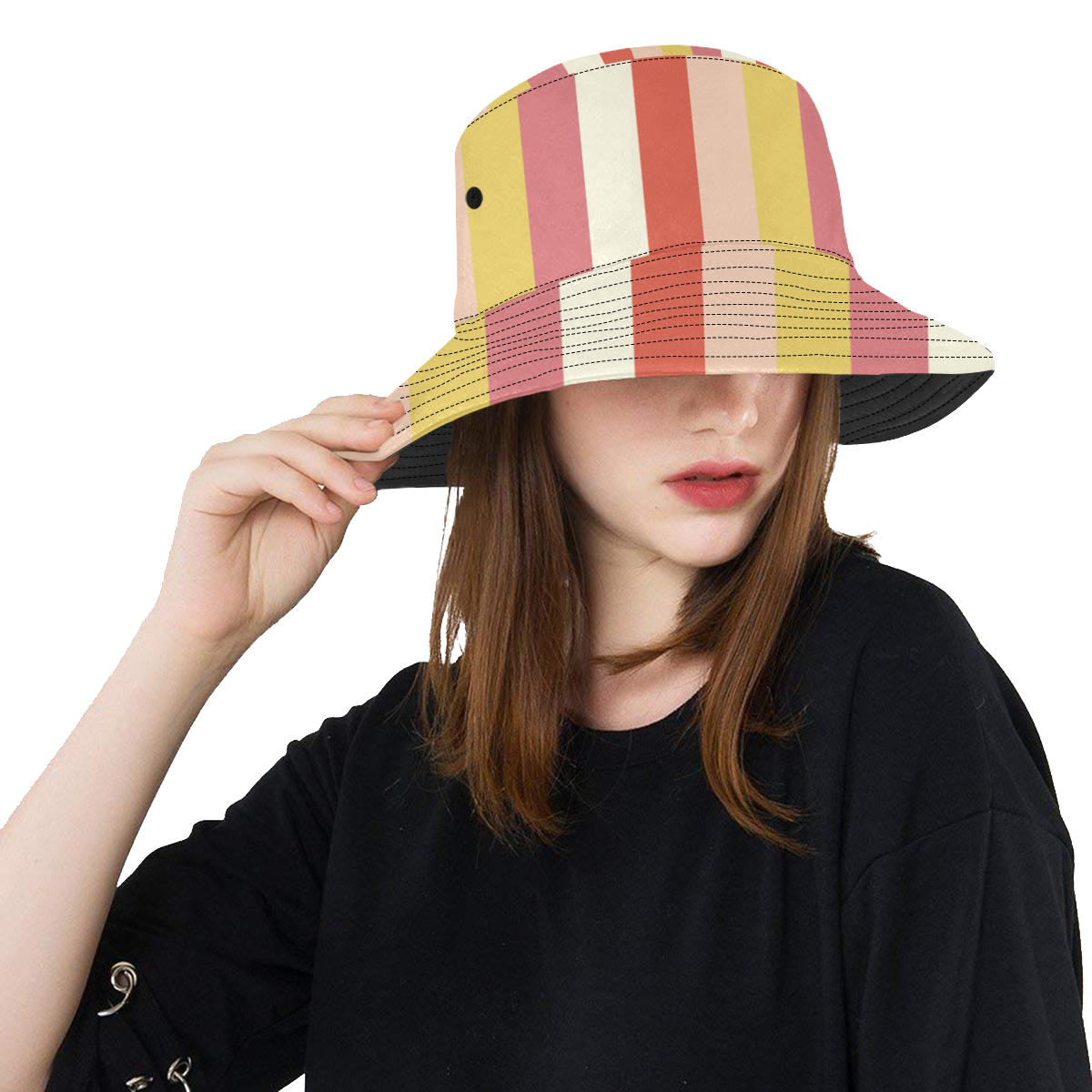 candy corn All Over Print Bucket Hat