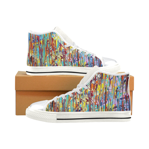 Bliss High Top Canvas Shoes for Kid (Model 017)