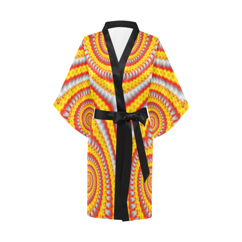 Spiraling Kimono Robe