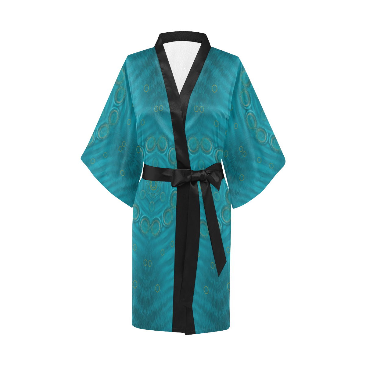 spiritual sun is raising  peace of mind sea Kimono Robe