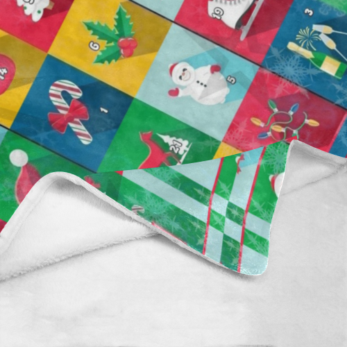 Christmas Calender by Nico Bielow Ultra-Soft Micro Fleece Blanket 70''x80''