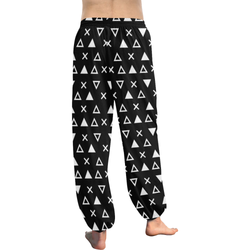 Geo Line Triangle Women's All Over Print Harem Pants (Model L18)