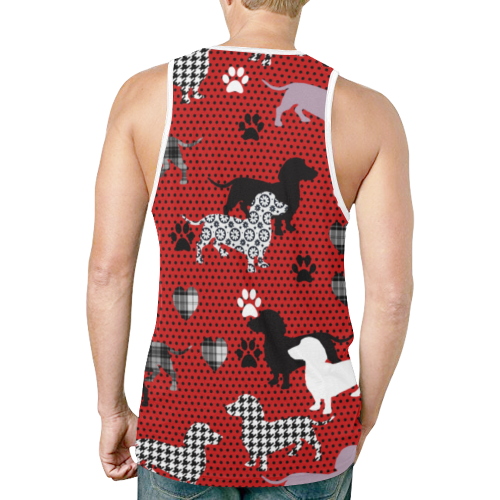 Dachshund R New All Over Print Tank Top for Men (Model T46)