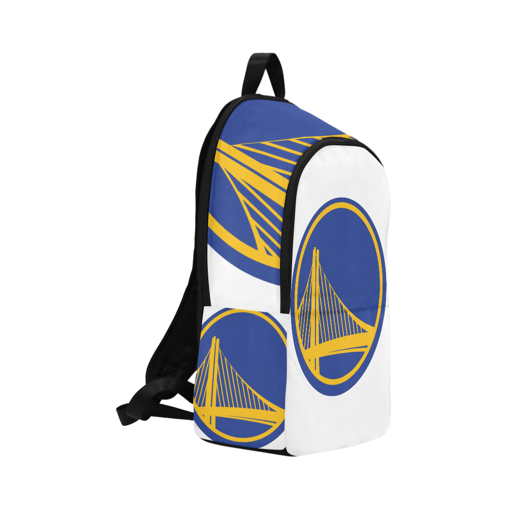 Golden State Warriors White Fabric Backpack for Adult (Model 1659)