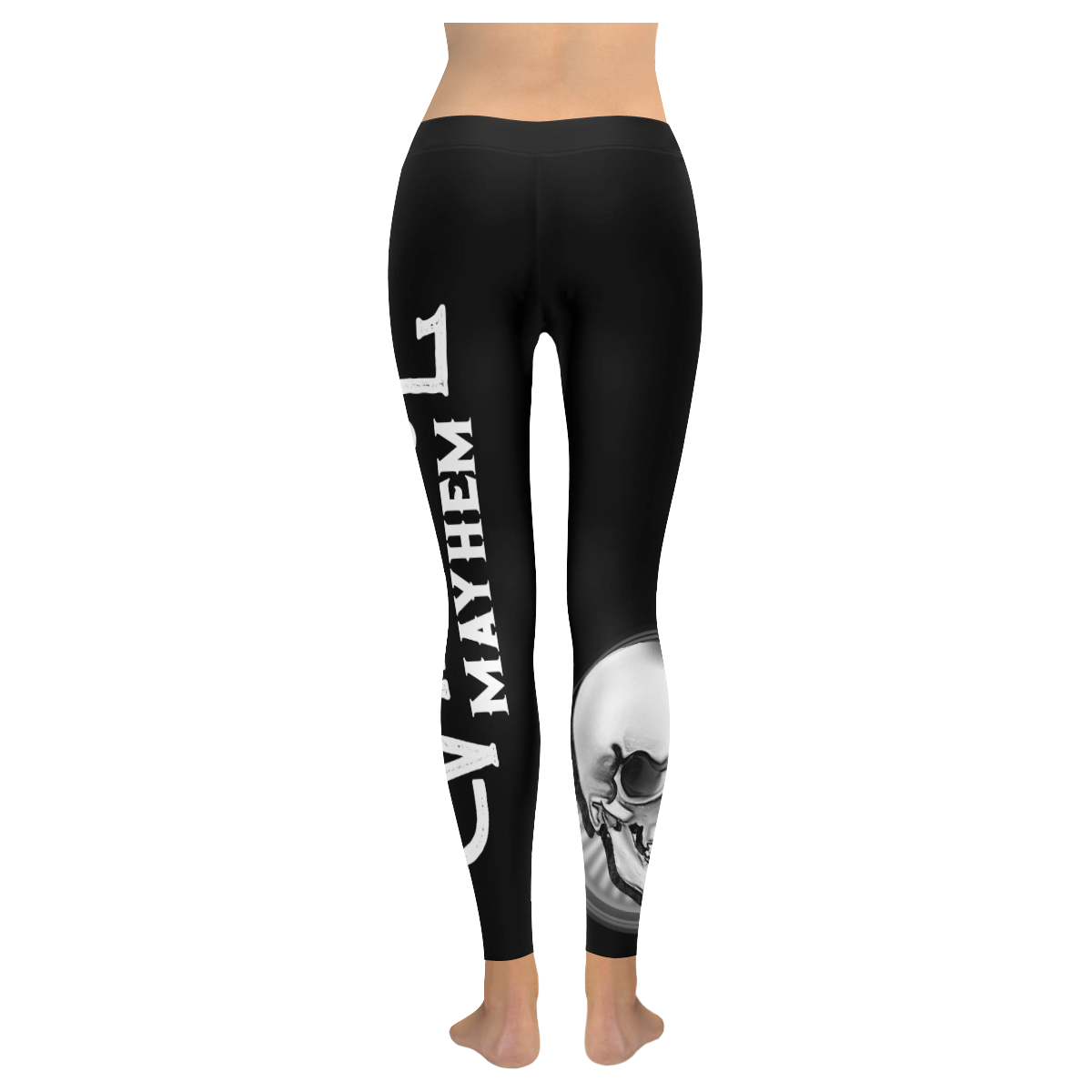 Mayhem Legging Women's Low Rise Leggings (Invisible Stitch) (Model L05)