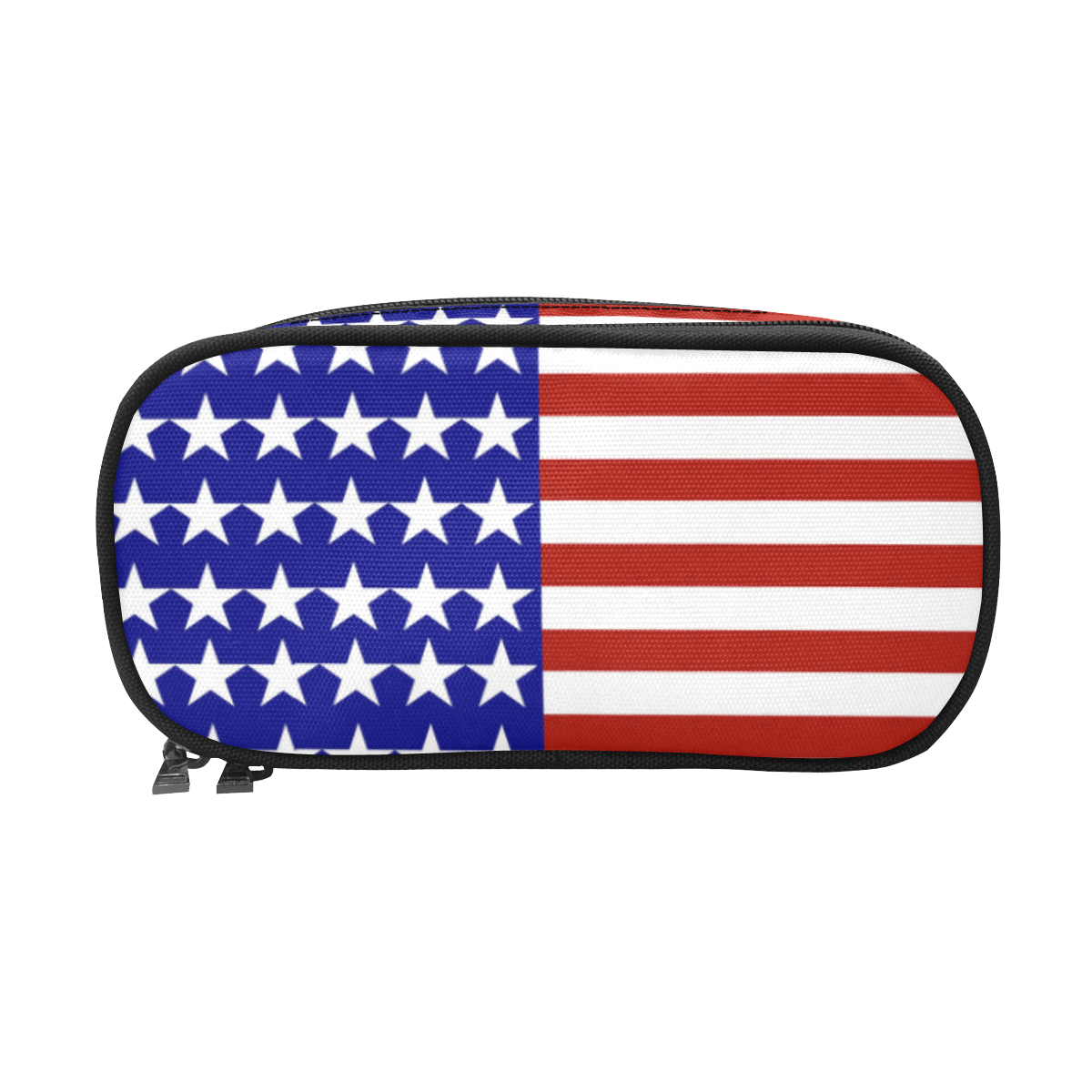 USA Patriotic Stars & Stripes Pencil Pouch/Large (Model 1680)
