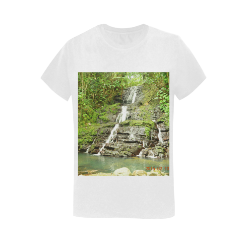 YS_0086 - Pond Women's T-Shirt in USA Size (Two Sides Printing)