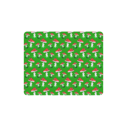 Toadstool red pattern Rectangle Mousepad