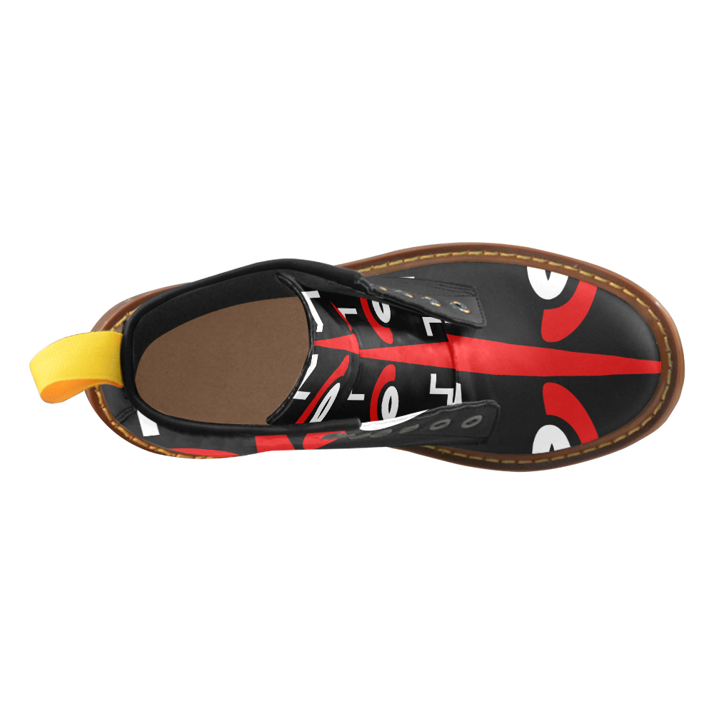 ligbi tribal High Grade PU Leather Martin Boots For Men Model 402H