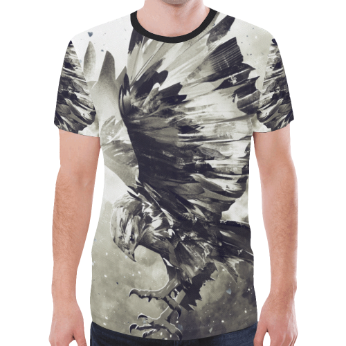 Eagle Bird Animal New All Over Print T-shirt for Men (Model T45)