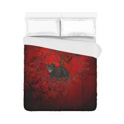 Funny angry cat Duvet Cover 86"x70" ( All-over-print)
