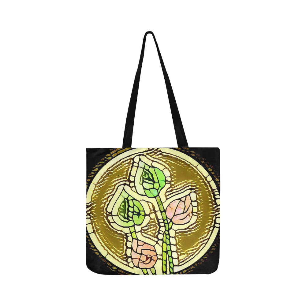 Tied Died Lotus2 Reusable Shopping Bag Model 1660 (Two sides)