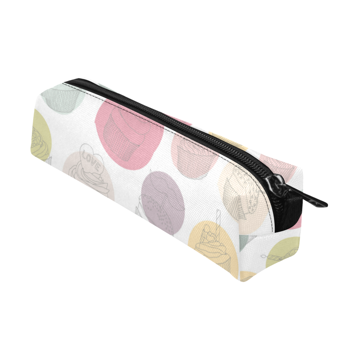 Colorful Cupcakes Pencil Pouch/Small (Model 1681)