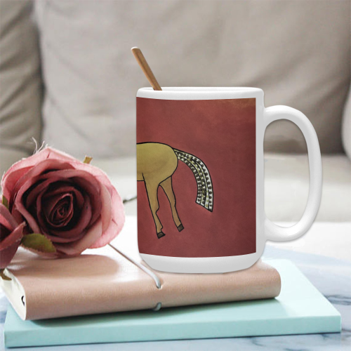 Abstract Horse 2020 Custom Ceramic Mug (15OZ)