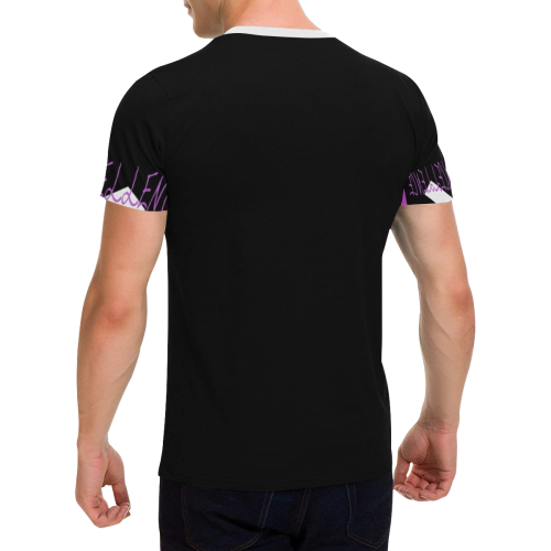 Black Excellence shirt with pocket Men's All Over Print T-Shirt with Chest Pocket (Model T56)